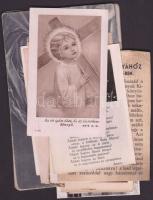 16 db egyházi szentkép, képeslap