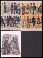 5 db fotó régi magyar viseletekről