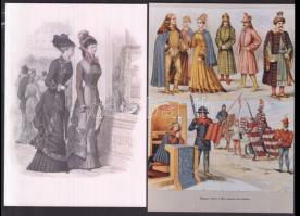 5 db fotó régi magyar viseletekről