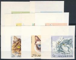 1968 Macskák ívsarki vágott sor (8.000)
