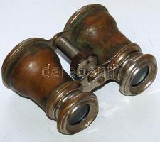 Múlt századi látcső ép lencsékkel, kopottas állapotban