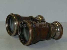 Múlt századi látcső ép lencsékkel, kopottas állapotban