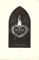 1937 Ismeretlen jelzéssel: Szignált ofszett-papír, ceruzával jelzett 25x16 cm