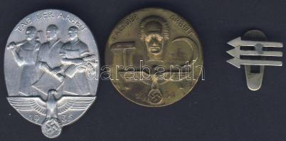 Német 3. Birodalom 1930-as évek 3db klf jelvény T:2