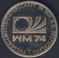 Németország 1974 "FIFA" Ag emlékérem T:PP