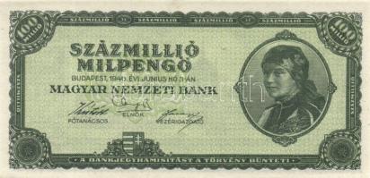 1946 100.000.000Milpengő (4x) T:I