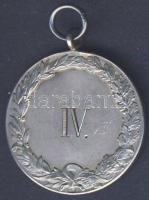 "Magyar Vizi Sport-IV. helyezet" Ag medál, 8,39g T:2