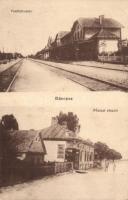 Bánréve vasútállomással és Reich vegyeskereskedésével