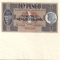 1938 1P alsó ívszéllel T:I