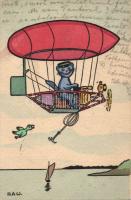 Hot air balloon cat s: H.A.W.
