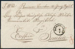1860 Katonai ex offo "KARANSEBES" - "SEMLIN"