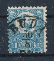 1871 Kőnyomat 10kr elfogazva "BUDA" (45.000)