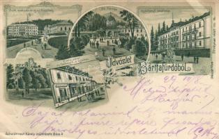 1899 Bártfafüdő Litho