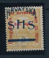 SHS 1919 Magán kiadás Hadisegély II. 2f ritka darab, Bodor vizsgálójellel R! (Horvát speciál katalógus hozza) Certificate: Zrinjscak