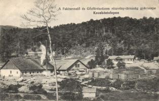 Kecskéstelep (Szeged) a Fakitermelő és Gőzfűrészüzem Rt. gyártelepe