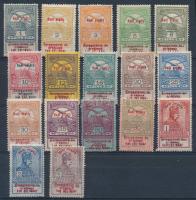 1914 Hadisegély (I.) sor (45.000) (20f, 25f rozsdafoltok / stain)