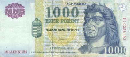 2000 1000Ft "Millenium" T:II/III