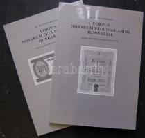 1993. Dr. Kupa Mihály: Corpus Notarum Pecuniariarum Hungariae / Magyar Egyetemes Pénzjegytár I-II. kötete puha borítású kötésben T:szép állapotban