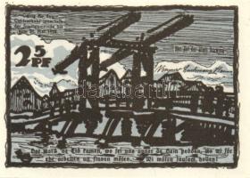 Német Birodalom / Weimari Köztársaság / Köln 1922. 50Pf (3x) 3 klf db teljes sor + Schwaan 1922. 10P...