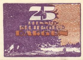 Német Birodalom / Weimari Köztársaság / Dargun 1921. 10Pf + 25Pf + 50Pf 3 klf db, teljes sor + Carlo...