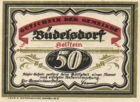 Német Birodalom / Weimari Köztársaság / Hagenow 1922. 10Pf + 25Pf + 50Pf 3 klf db, teljes sor + Büde...