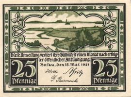 Német Birodalom / Weimari Köztársaság / Braunschweig 1922. 25Pf + 75Pf + 1,60M 3 klf db, teljes sor + Bosau 1921. 25Pf + 50Pf + 1M 3 klf db, teljes sor T:I