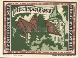 Német Birodalom / Weimari Köztársaság / Braunschweig 1922. 25Pf + 75Pf + 1,60M 3 klf db, teljes sor ...