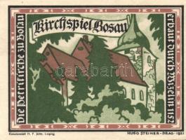 Német Birodalom / Weimari Köztársaság / Braunschweig 1922. 25Pf + 75Pf + 1,60M 3 klf db, teljes sor ...