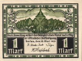 Német Birodalom / Weimari Köztársaság / Braunschweig 1922. 25Pf + 75Pf + 1,60M 3 klf db, teljes sor ...