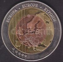 Európa 2008 "Ausztria-Svájc Labdarúgó Világbajnokság" multicolor emlékérem T:exPP