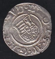 1576-1608. Rudolf dénár Ag T:2 tanúsítvánnyal!