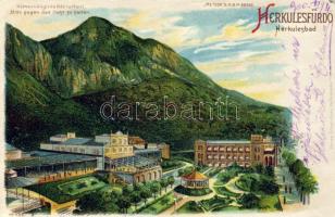 Herkulesfürdő Gegen Licht Litho