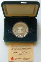 Kanada 1987. 20$ Ag "Calgary" T:PP eredeti dísztokban és tanúsítvánnyal!