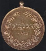 Ausztria 1873. December 2. "Ferenc József" Br katonai érdemérem T:2 apró k