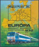 1979 Európa vasútjai vágott blokk (7.000)