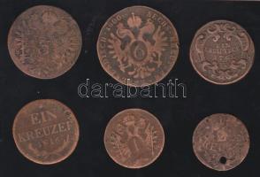 13db klf krajcár, pfennig tétel T:vegyes