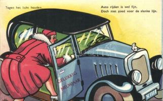 Automobile hold to light litho