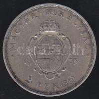 1935 2P Ag "Pázmány" T:2/2-