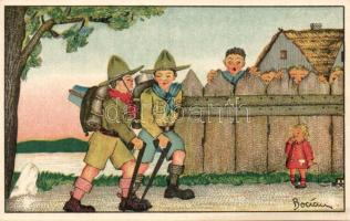 International Scouting camp litho (gluemark)