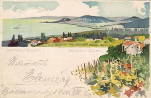 Badacsony und Szigliget Litho