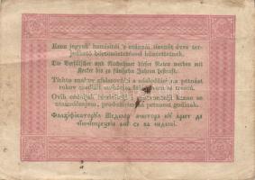 1848 5Ft "Kossuth bankó" piros T:III-