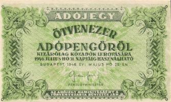 1946. 50.000AP (7x) T:I,I-