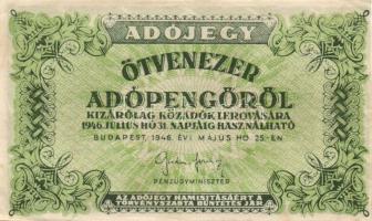 1946. 50.000AP (7x) T:I,I-