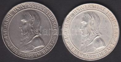 Németország 1927. 5M "Tubingen" (2x) hamisítvány! T:2/3+ ph.