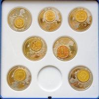2000. Európai Unió az euro kapujában 15 tagállamának bimetál emlékpénzei, 1db hiányzó érmével, erede...
