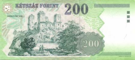 1998. 200Ft T:I egyszer hajtva de törve nem!