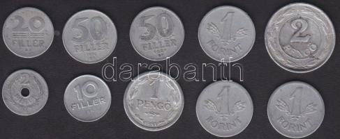 1941-1988. 10db klf pengő, fillér és forint tétel T:vegyes