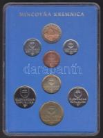 Szlovákia 1999. 7+1db-os 10h-10Sk forgalmi érmesor eredeti dísztokban! T:BU