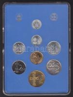 Szlovákia 1993. 7+1db-os 10h-10Sk forgalmi érmesor eredeti dísztokban! T:BU