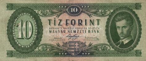 1946-1969. 8db klf 10ft-os gyűjtemény szép darabokkal! T:I többnyire